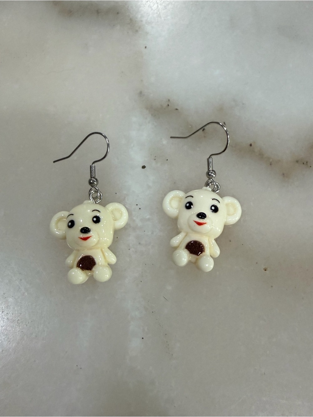 Vintage Mouse Dangle Earrings Cute Animal Novelty Earrings